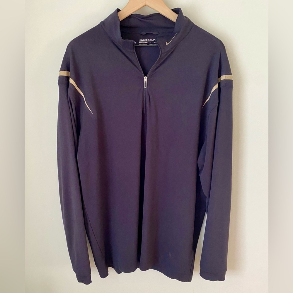 Men’s Nike Golf Dri-FIT 1/4 Zip Pullover Sweater - SIZE LARGE